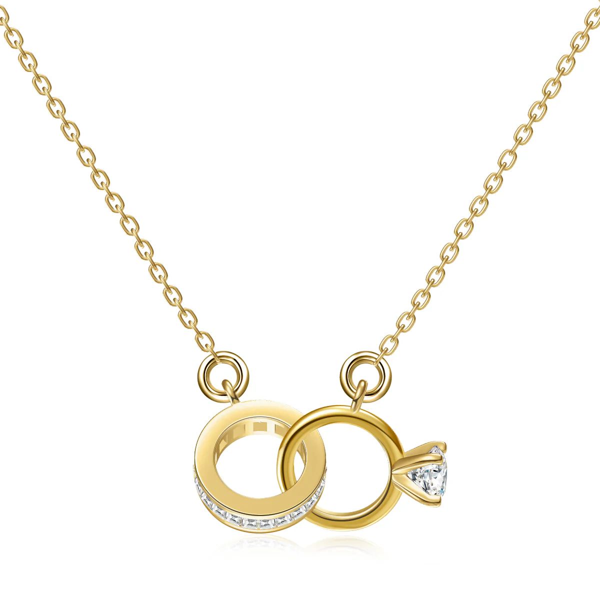 Promise Ring Necklace - Valentine's Day Gift For Her