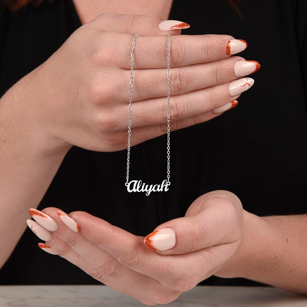 Personalized Name Necklace, Heart-warming Gift, Anniversary Or Birthday Gift Idea