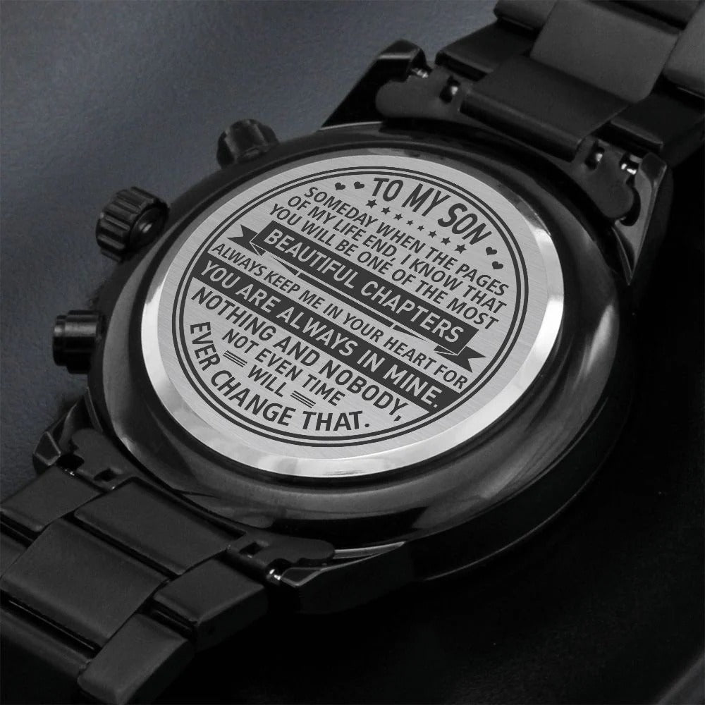 The Most Beautiful Chapters - Engraved Premium Watch