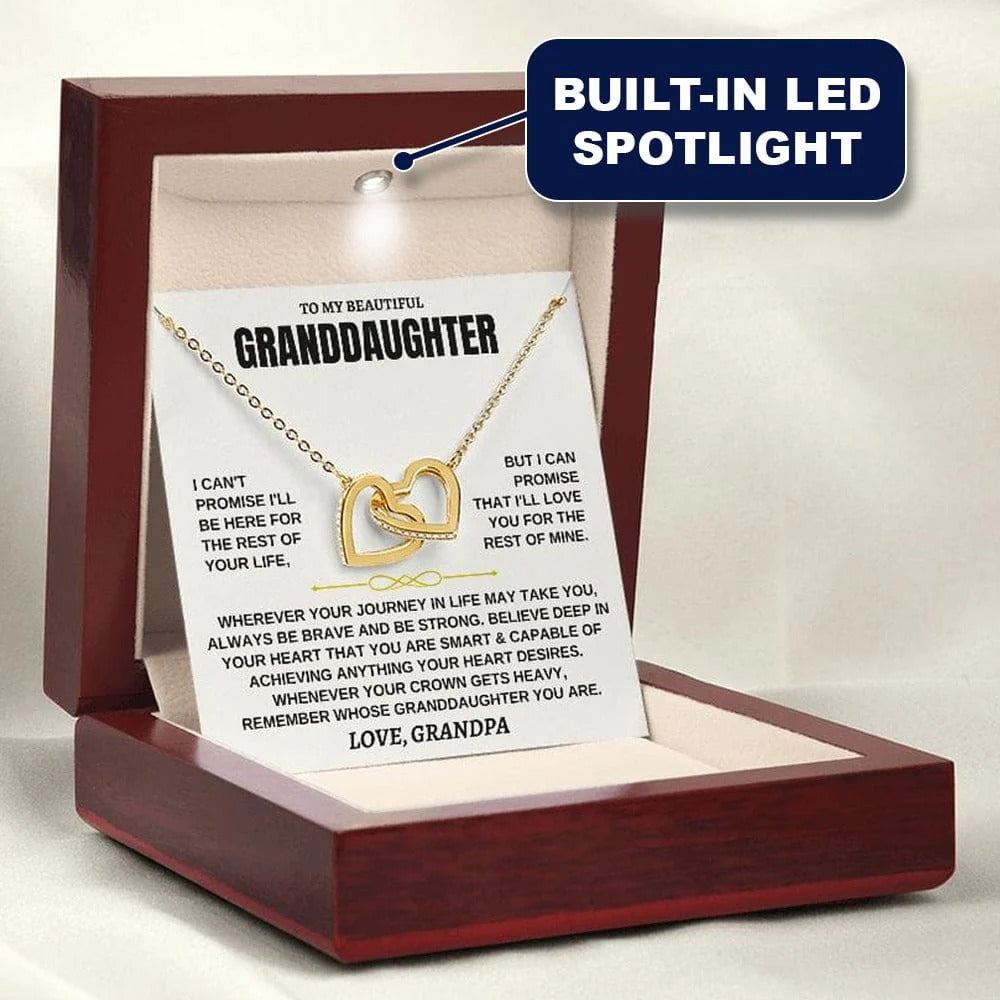 Forever Linked Hearts - Granddaughter Necklace Gift Set