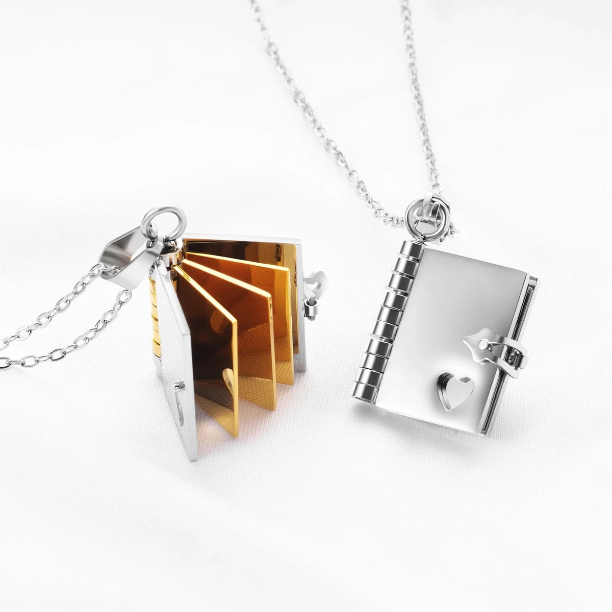 Personalized Book Necklace With Gift Box