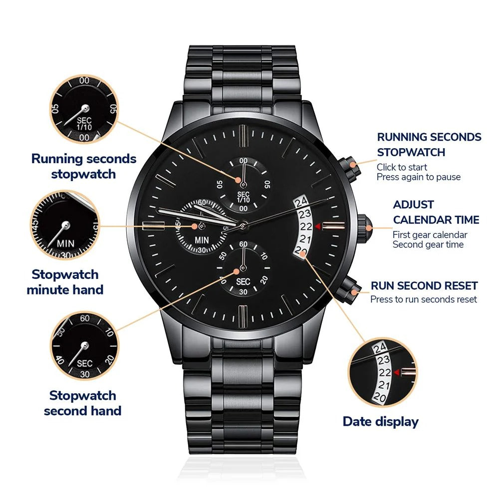 The Most Beautiful Chapters - Engraved Premium Watch