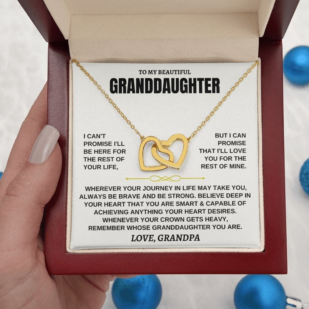 Forever Linked Hearts - Granddaughter Necklace Gift Set