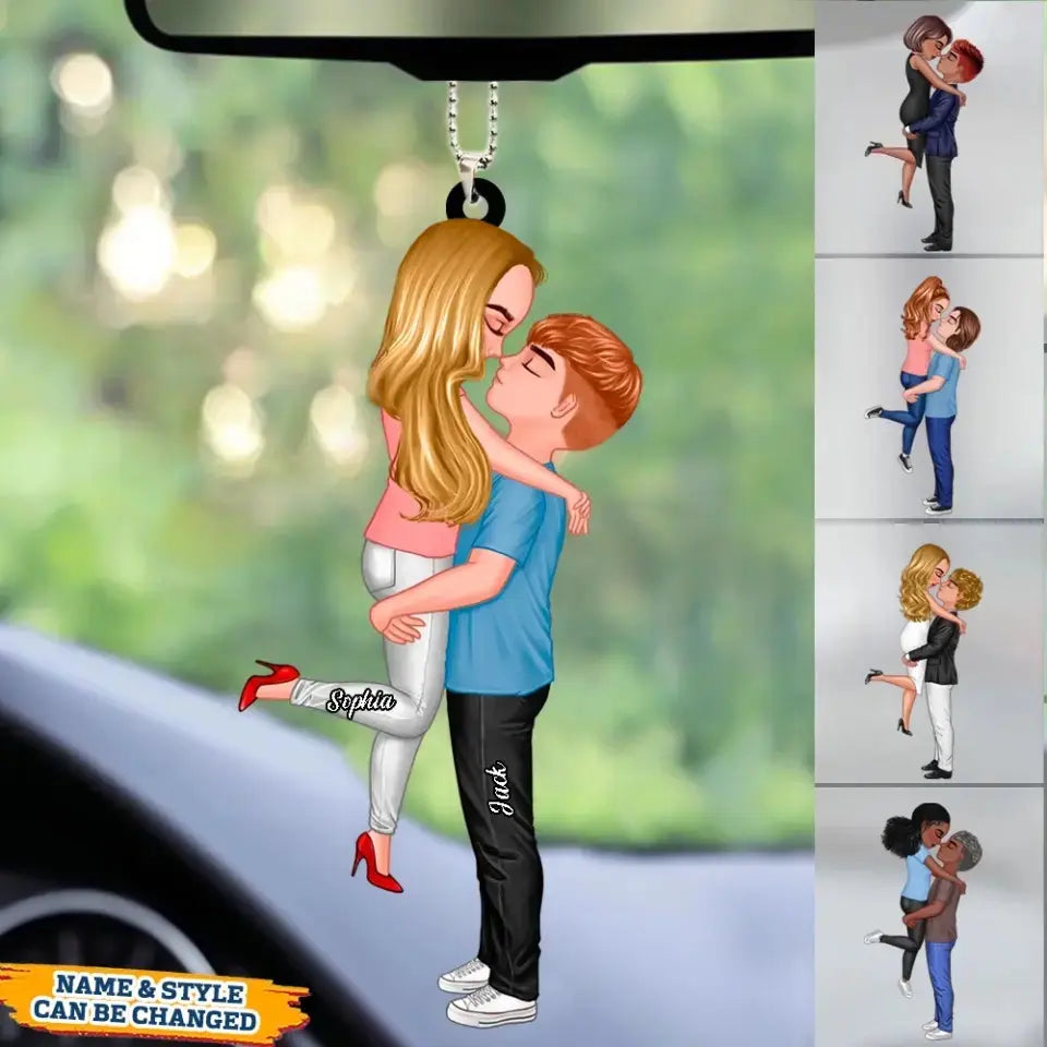 Personalized Ornament - Romantic Couple - Gift For Couples, Husband, Wife, Lover
