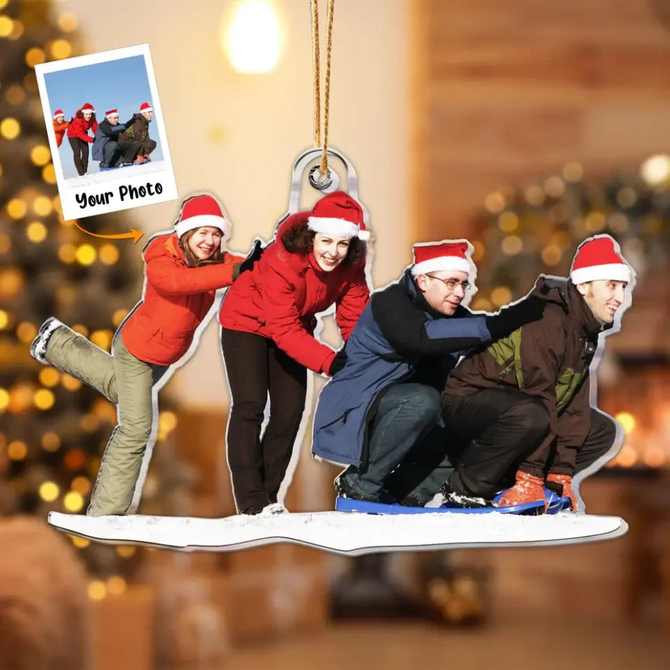Personalized Photo Mica Ornament - Gift For Friend - Customized Your Photo Ornament