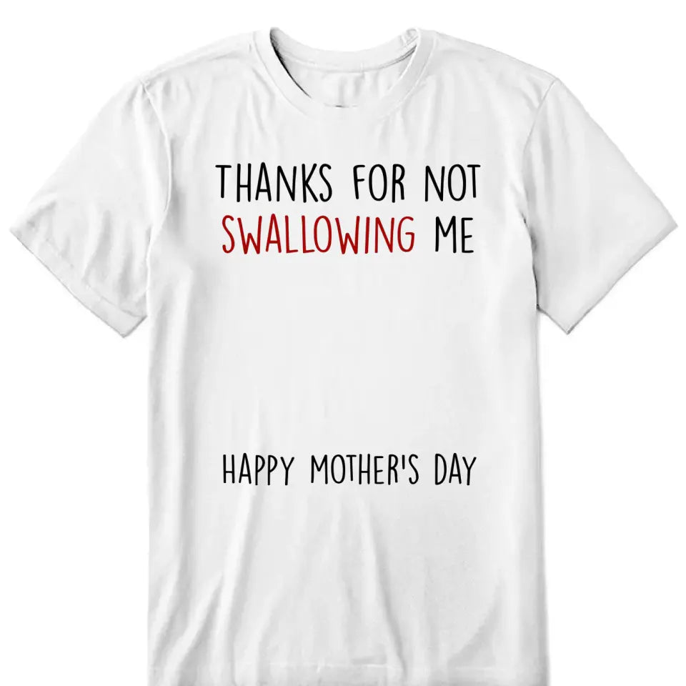 Thanks For Not Swallowing Us - Personalized Color Changing Mug
