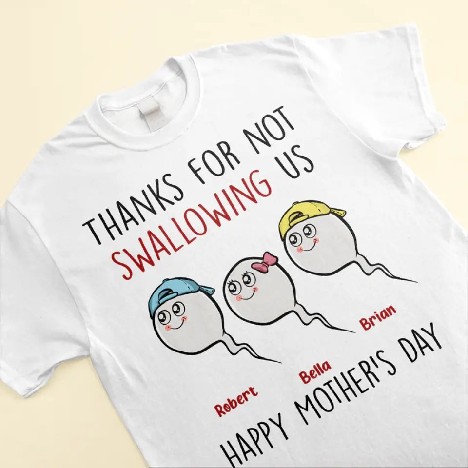 Thanks For Not Swallowing Us - Personalized Color Changing Mug