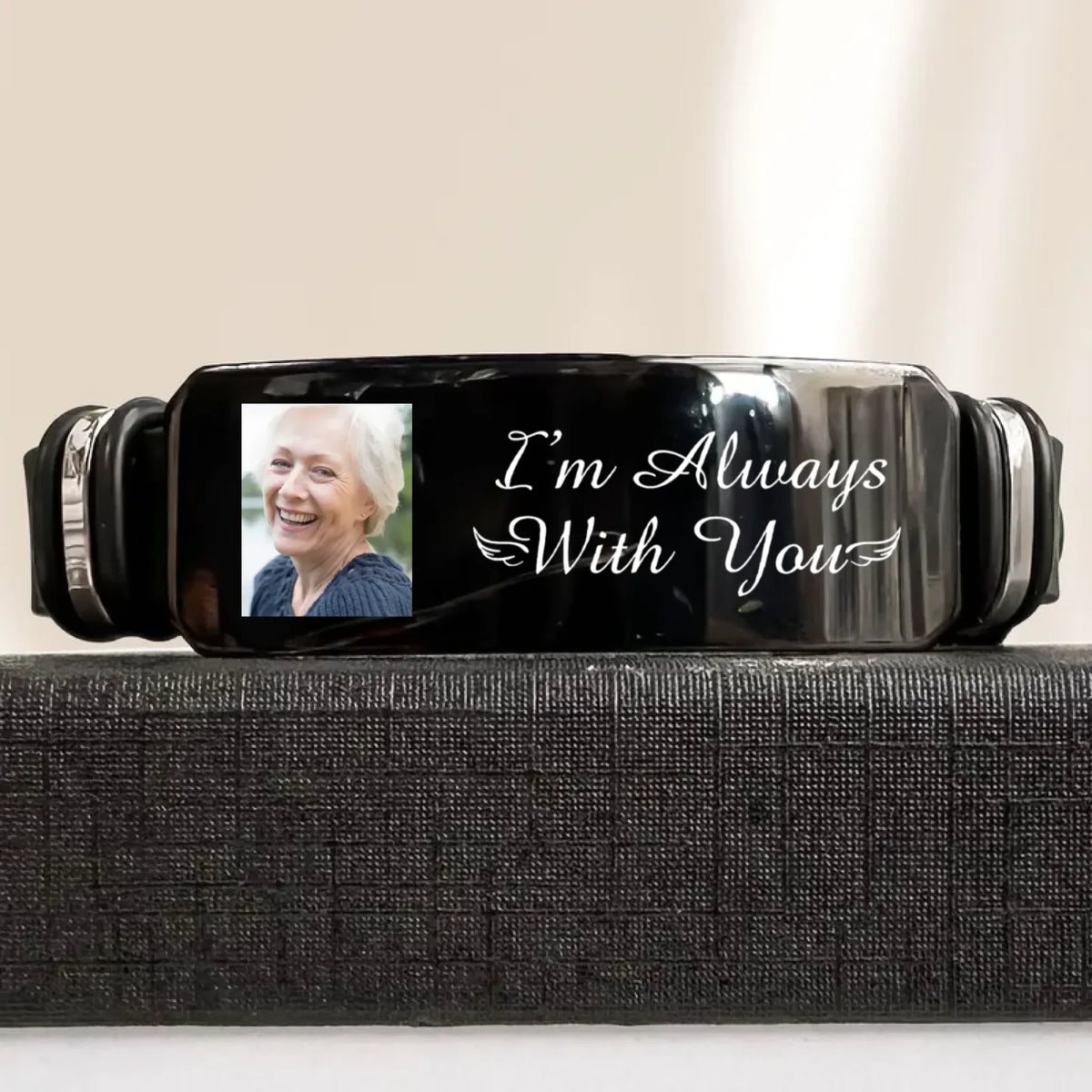 Custom Photo I'm Always With You - Memorial Gift For Family, Friend - Personalized Engraved Bracelet
