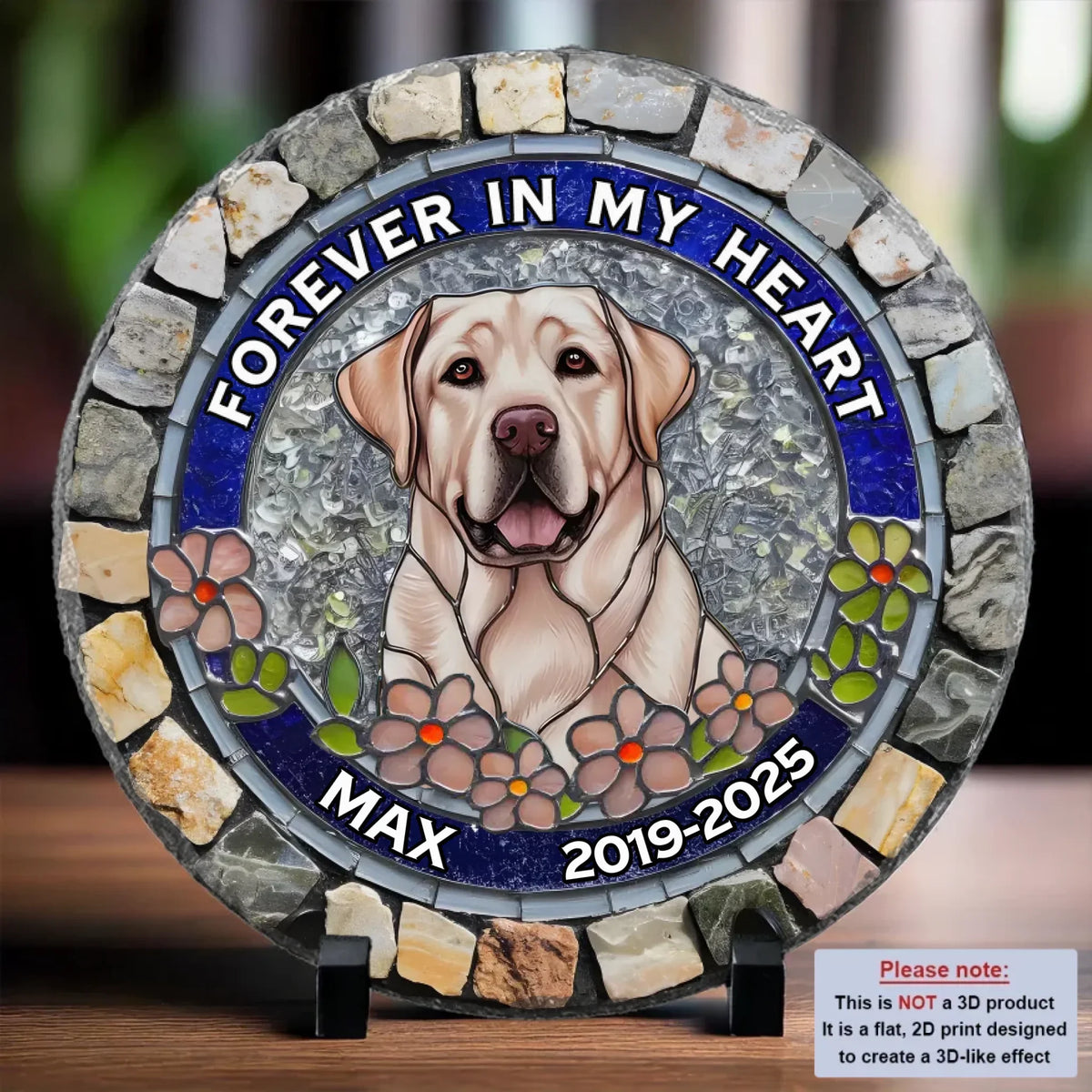 Mockup Memorial Tombstone (Circle) 1