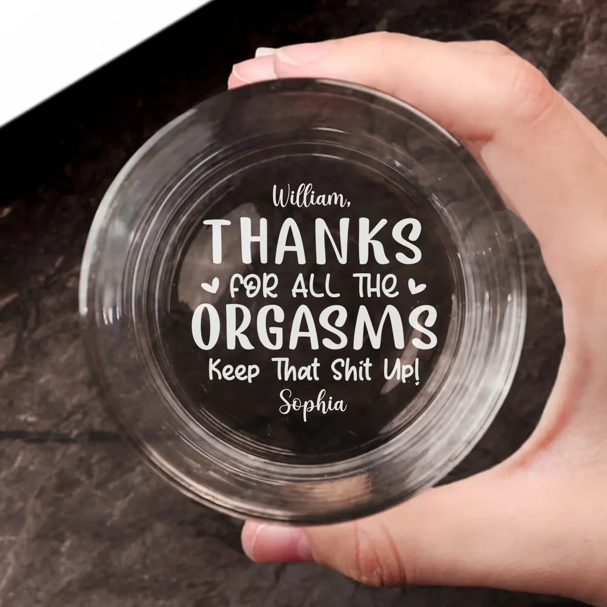 Mockup  Engraved Whiskey Glass