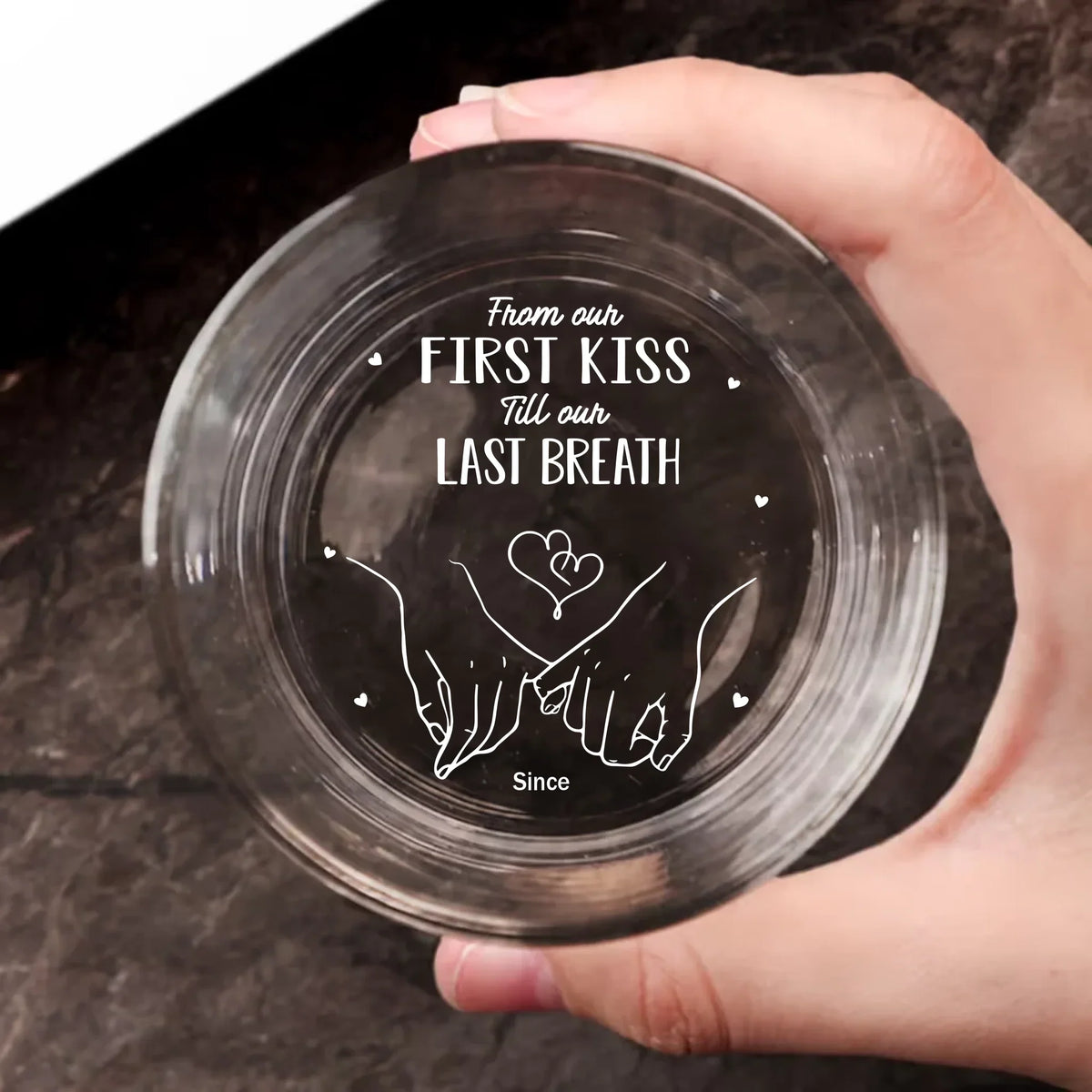 Mockup  Engraved Whiskey Glass