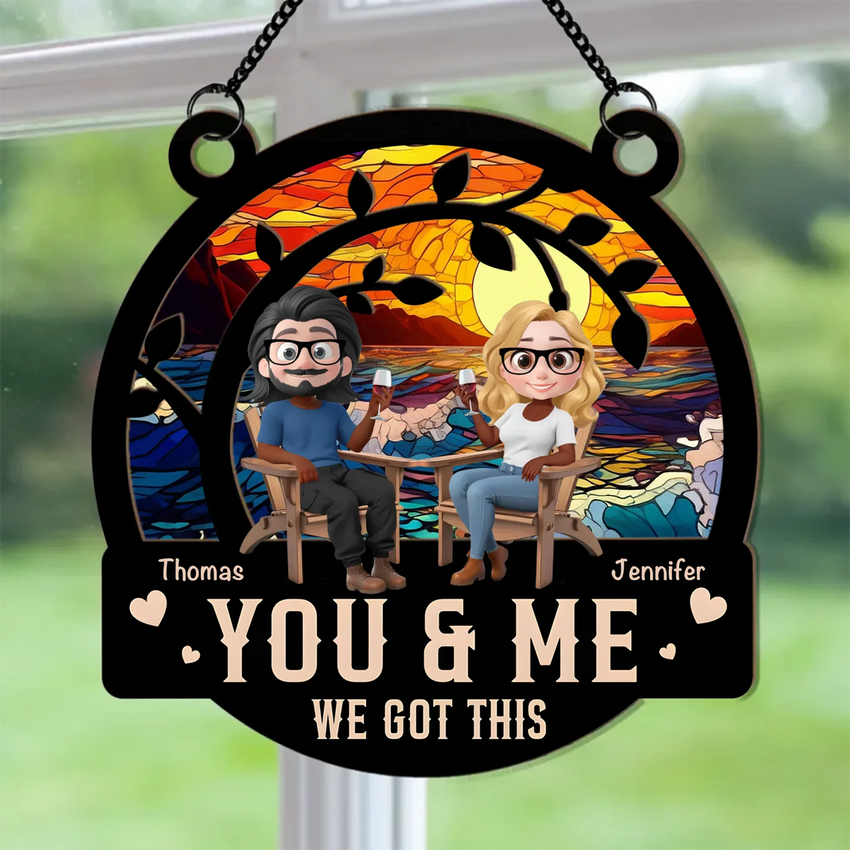 Mockup Suncatcher
