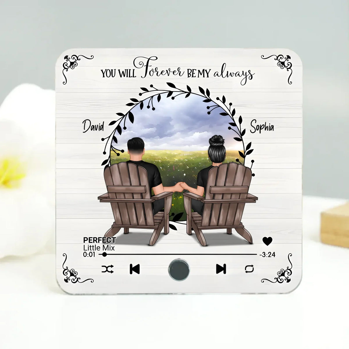Mockup Music Fridge Magnet