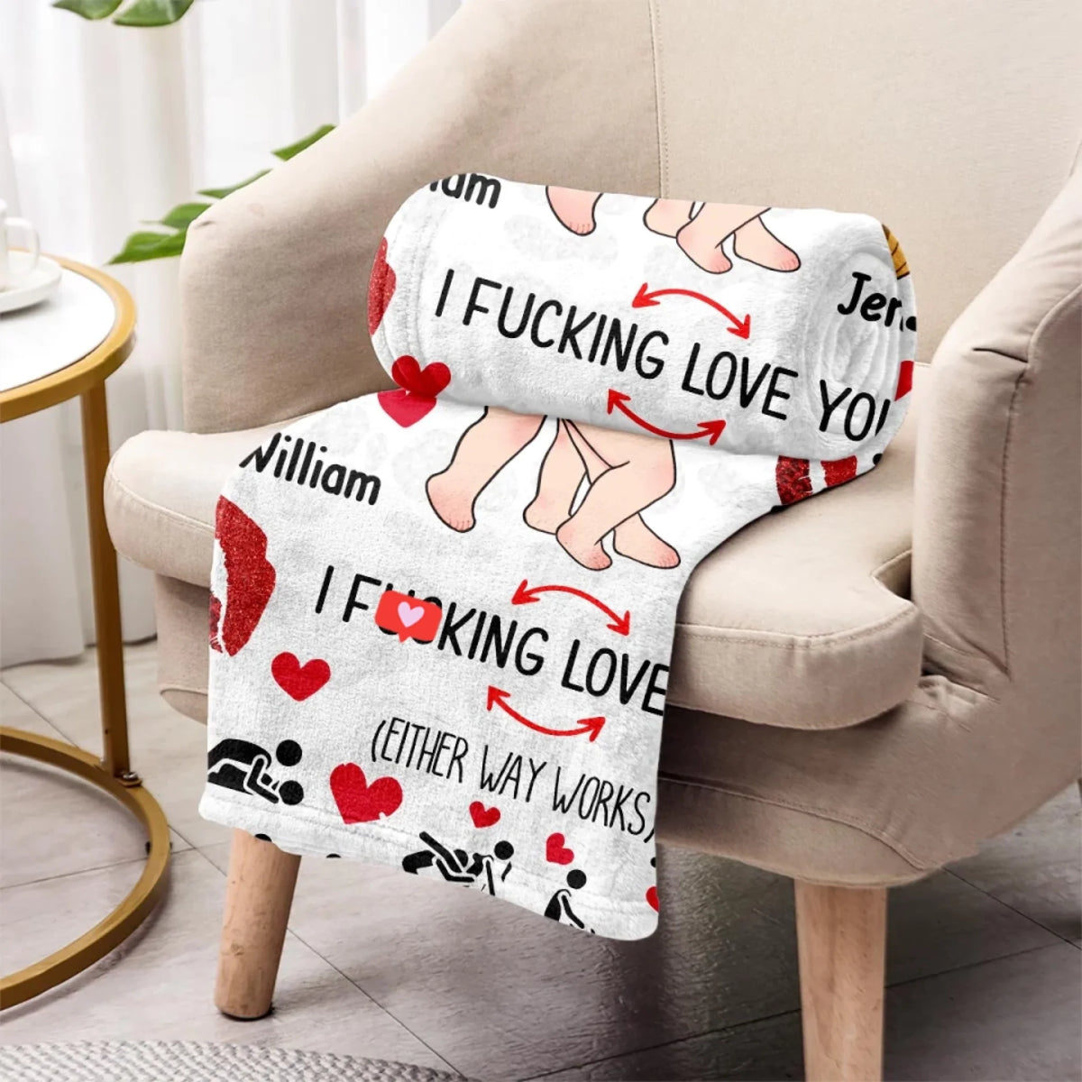 Mockup Fleece Blanket