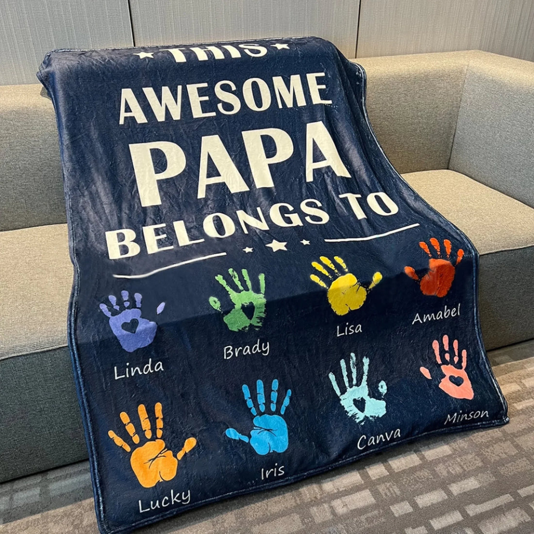 Mockup Fleece Blanket