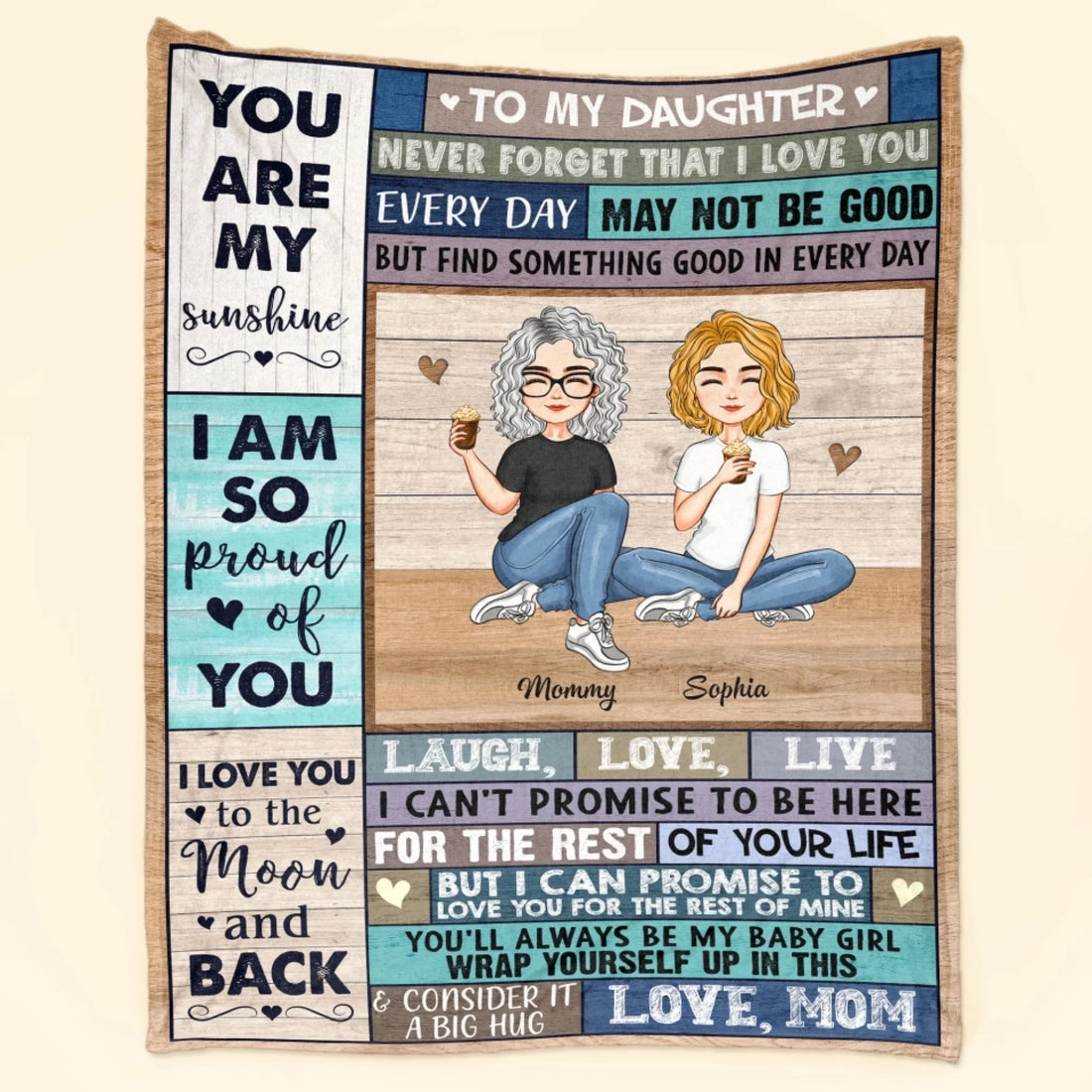 Mockup Fleece Blanket