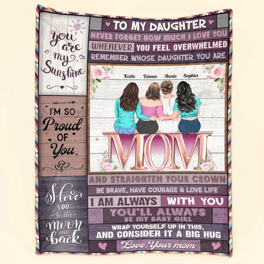 Mockup Fleece Blanket