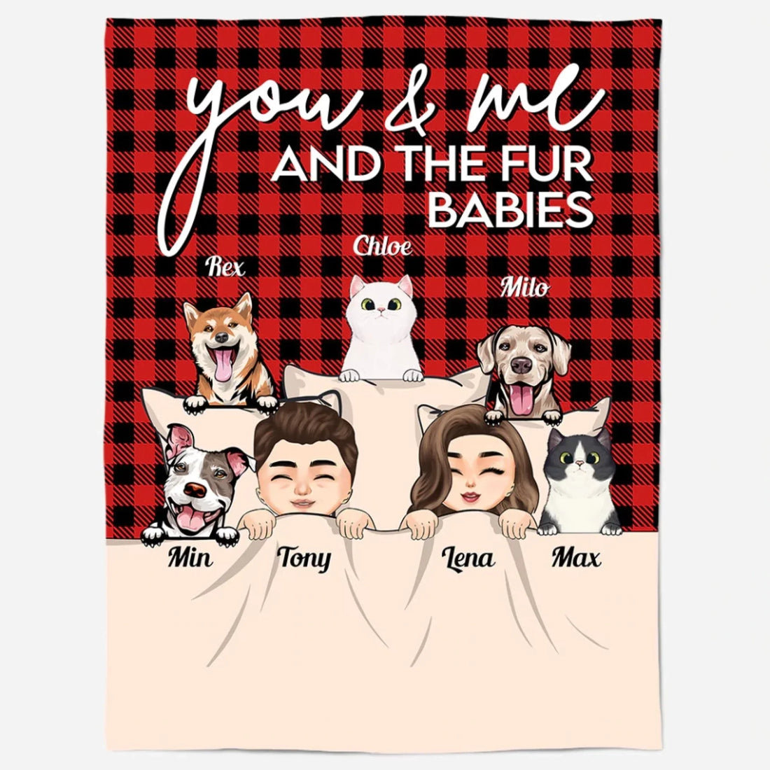 Mockup Fleece Blanket