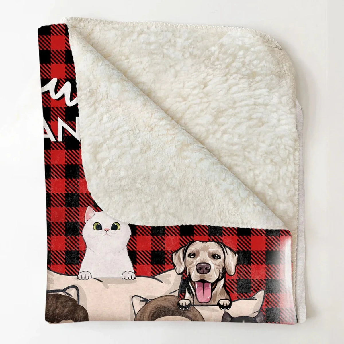 Mockup Fleece Blanket