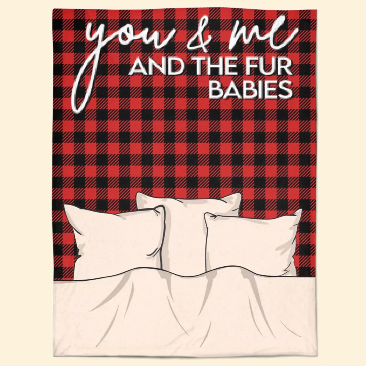 Mockup Fleece Blanket