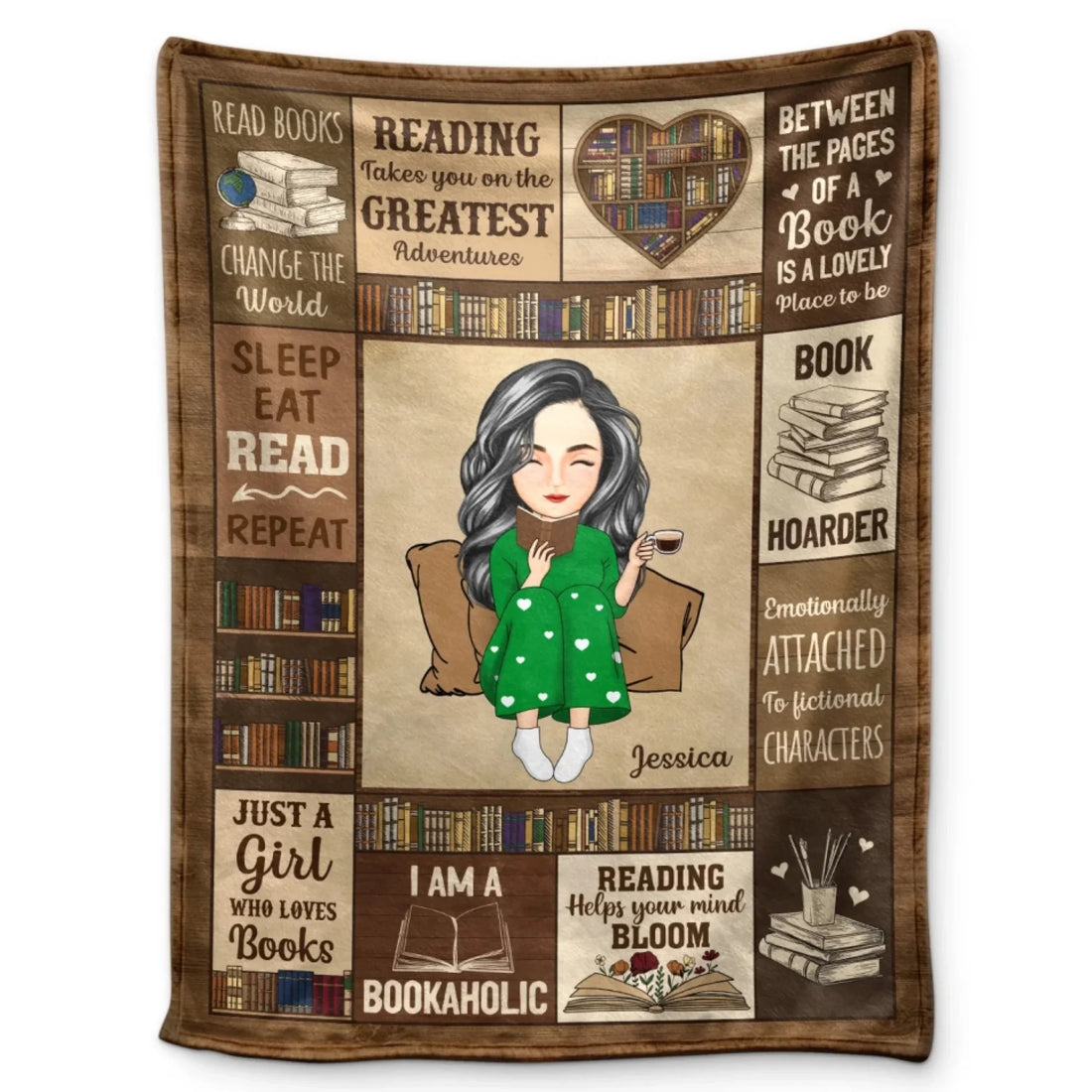 Mockup Fleece Blanket