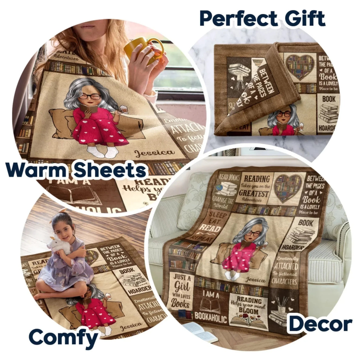 Mockup Fleece Blanket