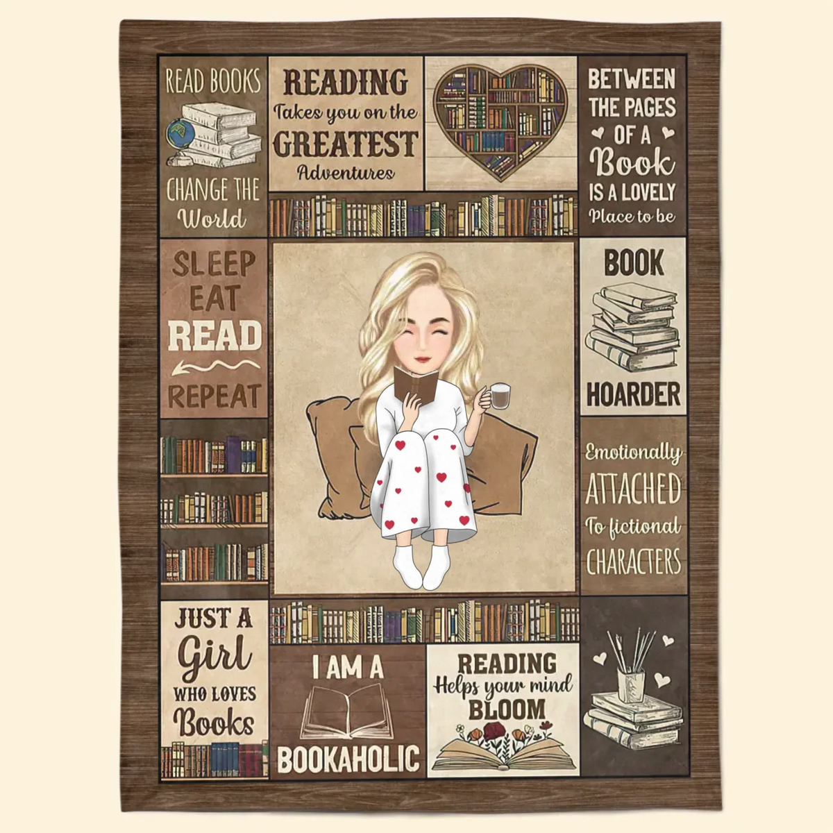 Mockup Fleece Blanket