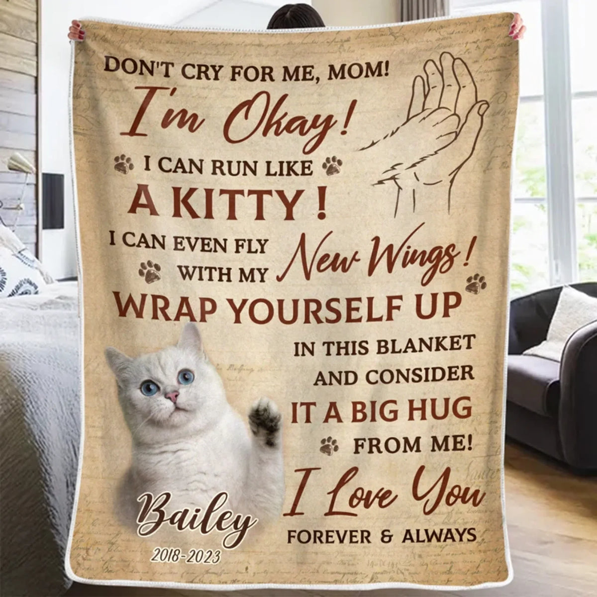 Mockup Fleece Blanket