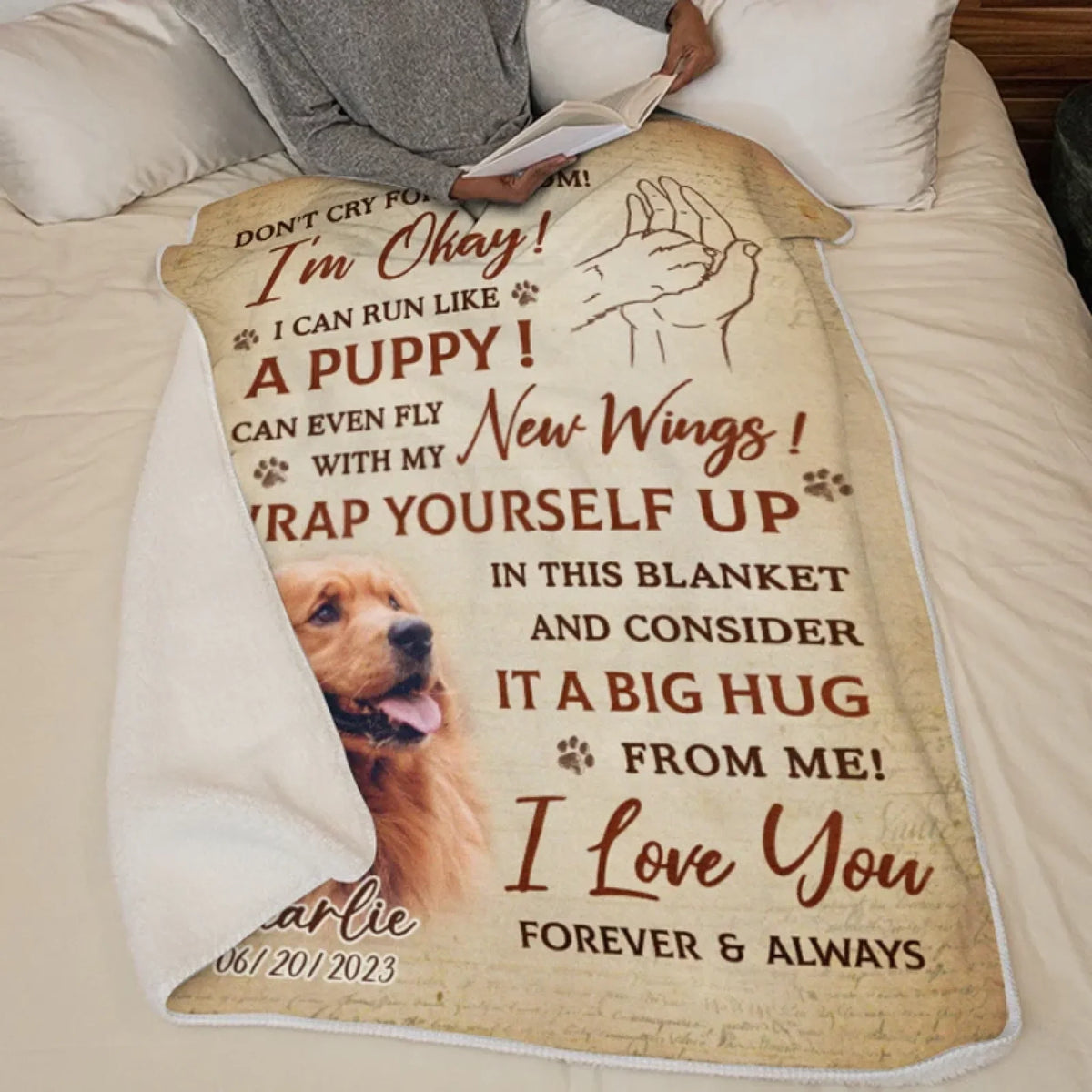 Mockup Fleece Blanket