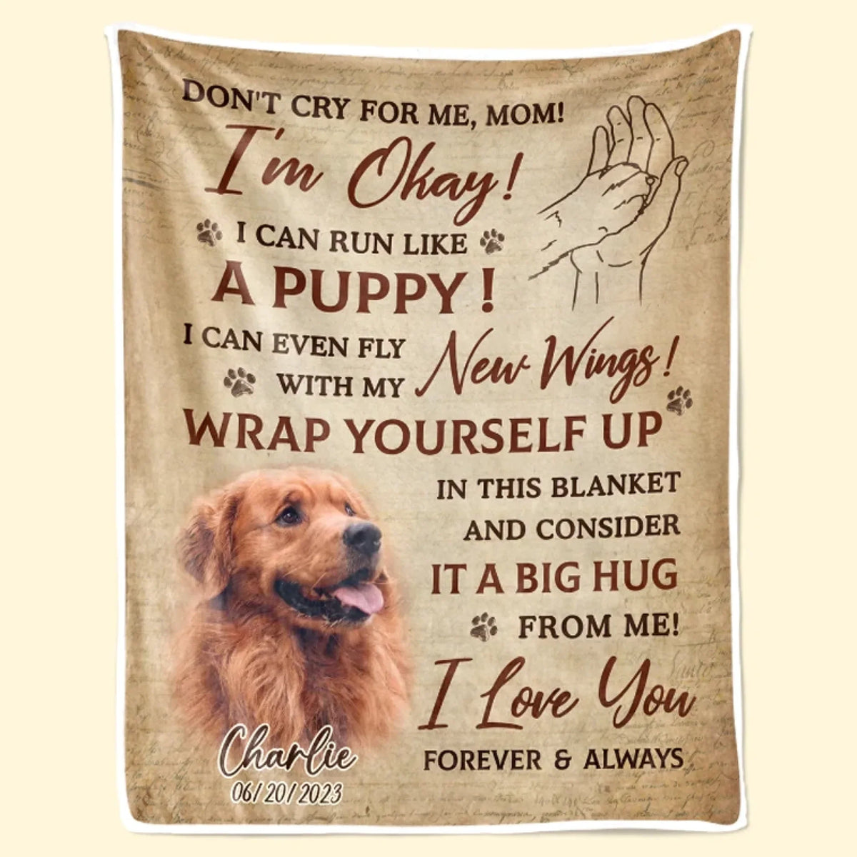 Mockup Fleece Blanket