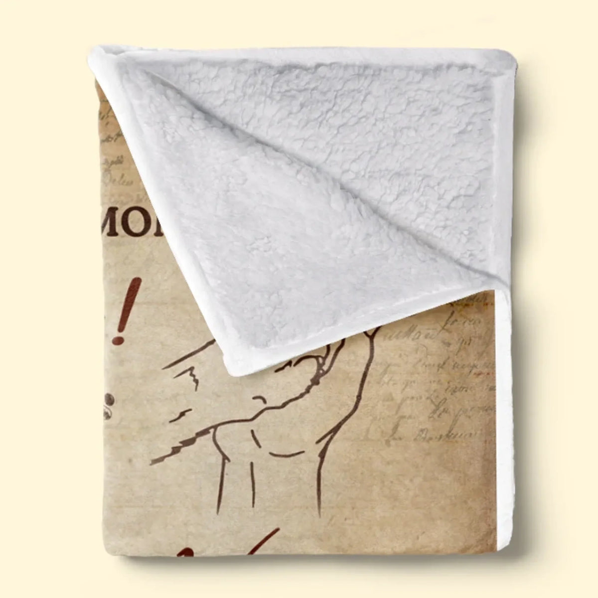 Mockup Fleece Blanket