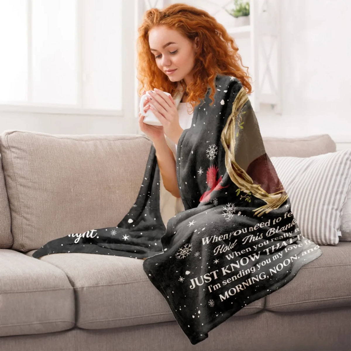 Mockup Fleece Blanket