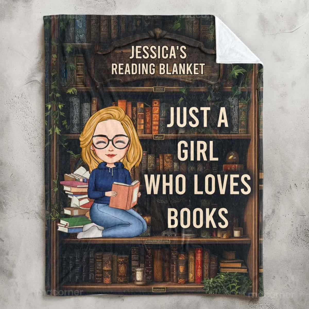 Mockup Fleece Blanket