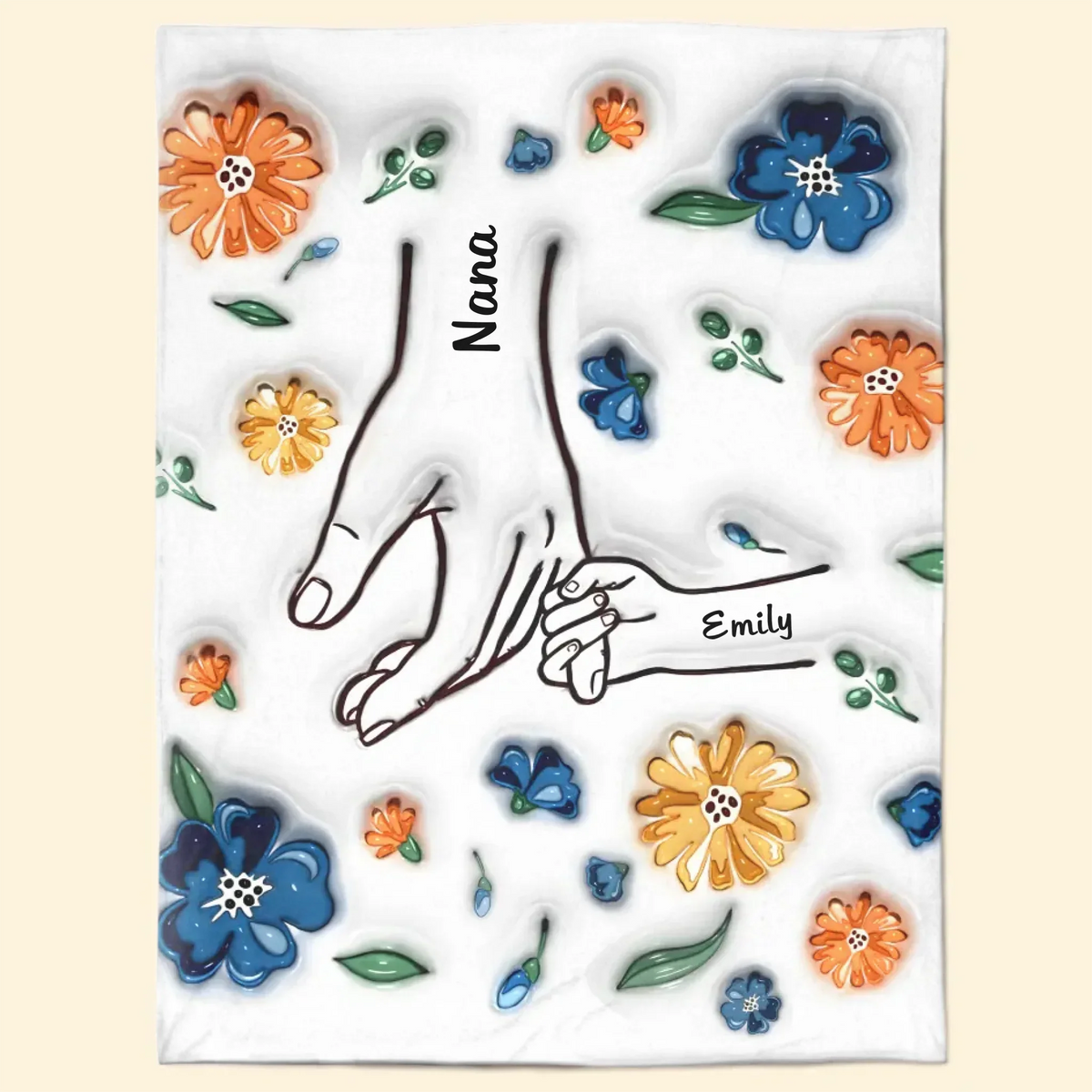 Mockup Fleece Blanket