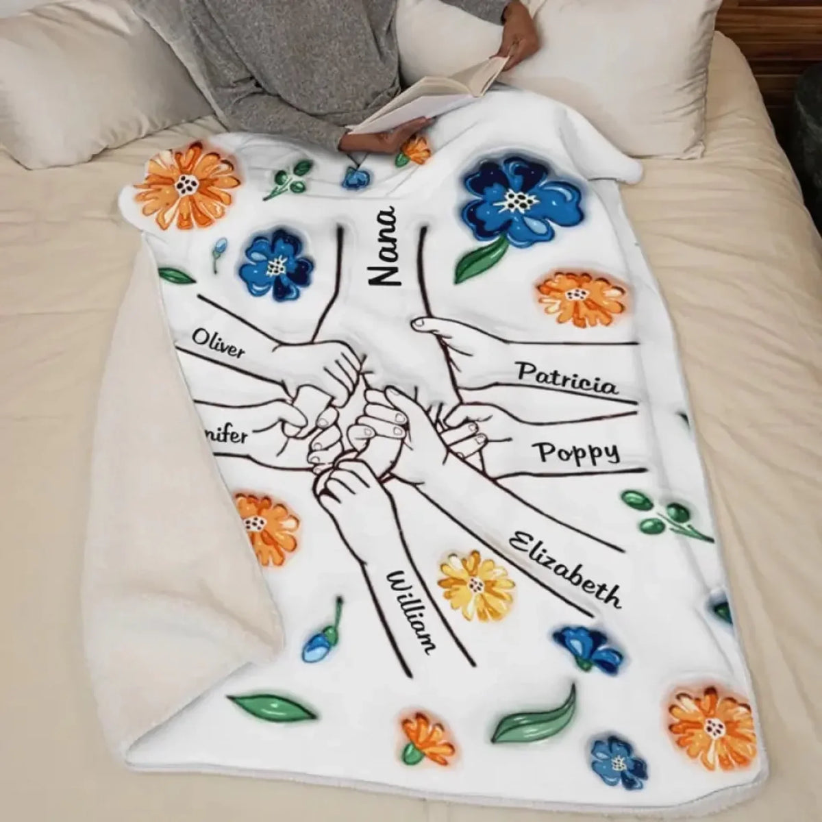 Mockup Fleece Blanket
