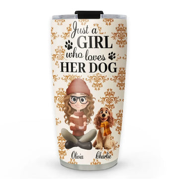Pumskin Dog Autumn - Personalized Custom Tumbler