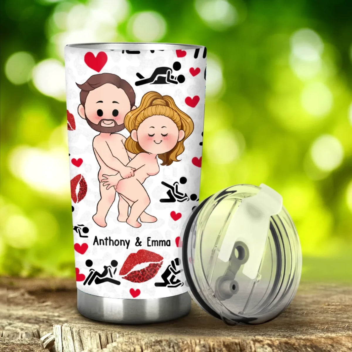 Personalized Couple Tumbler - I Love You - Unique Gift Ideas For Couples