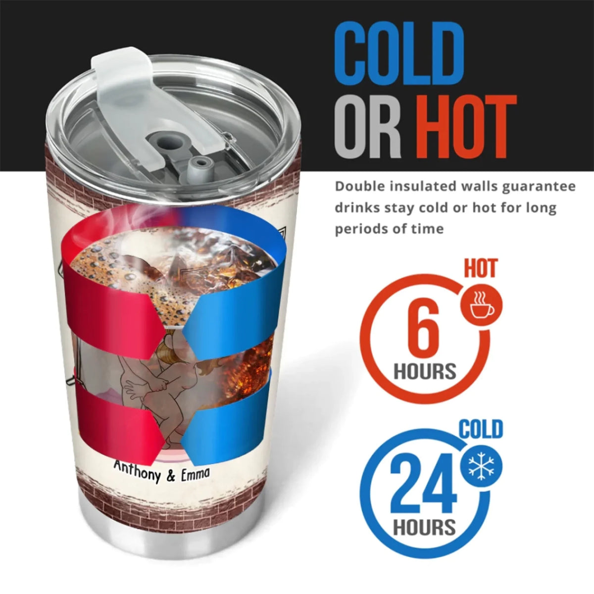 Personalized Couple Tumbler, Love You So Much, Unique Gift Ideas For Couples