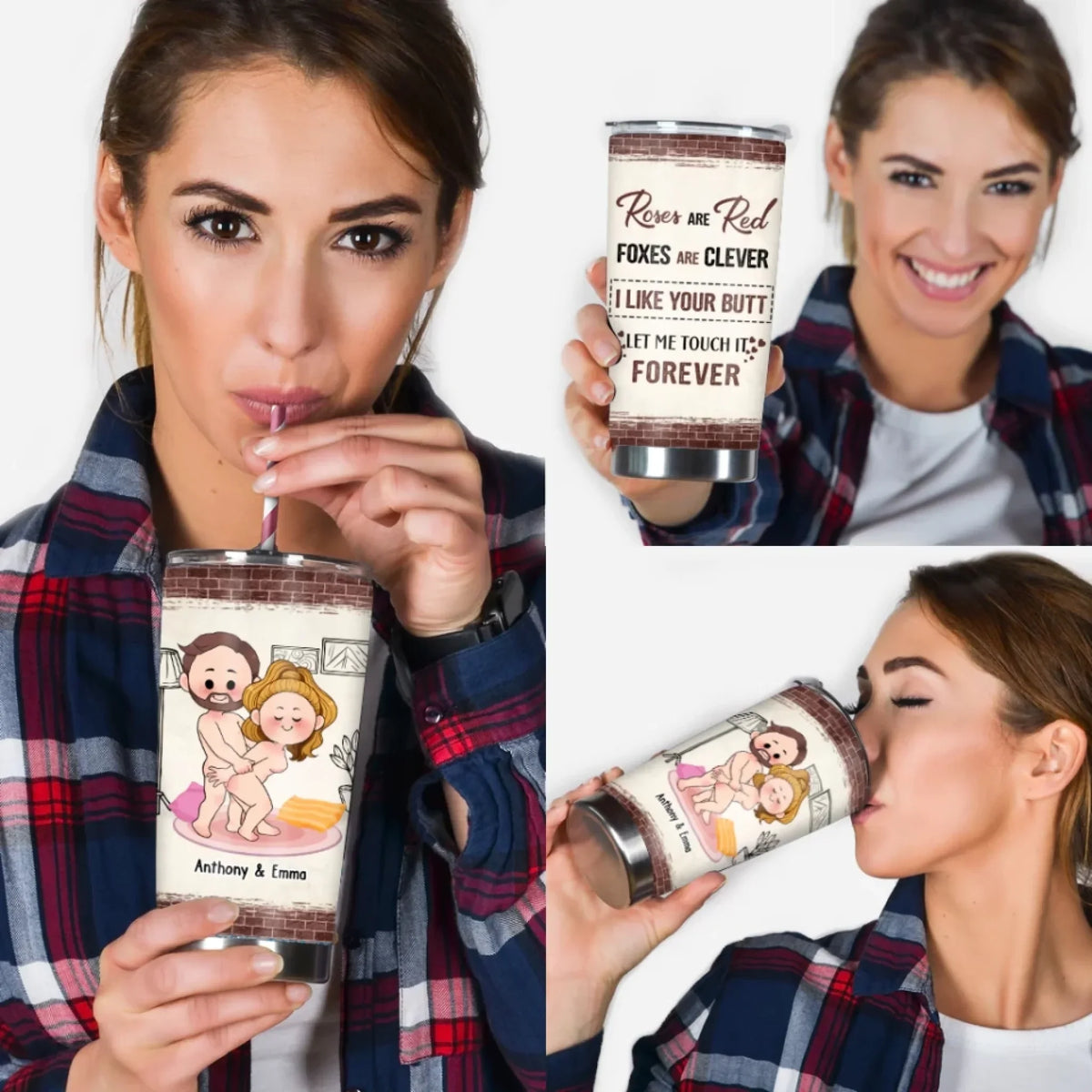 Personalized Couple Tumbler, Love You So Much, Unique Gift Ideas For Couples