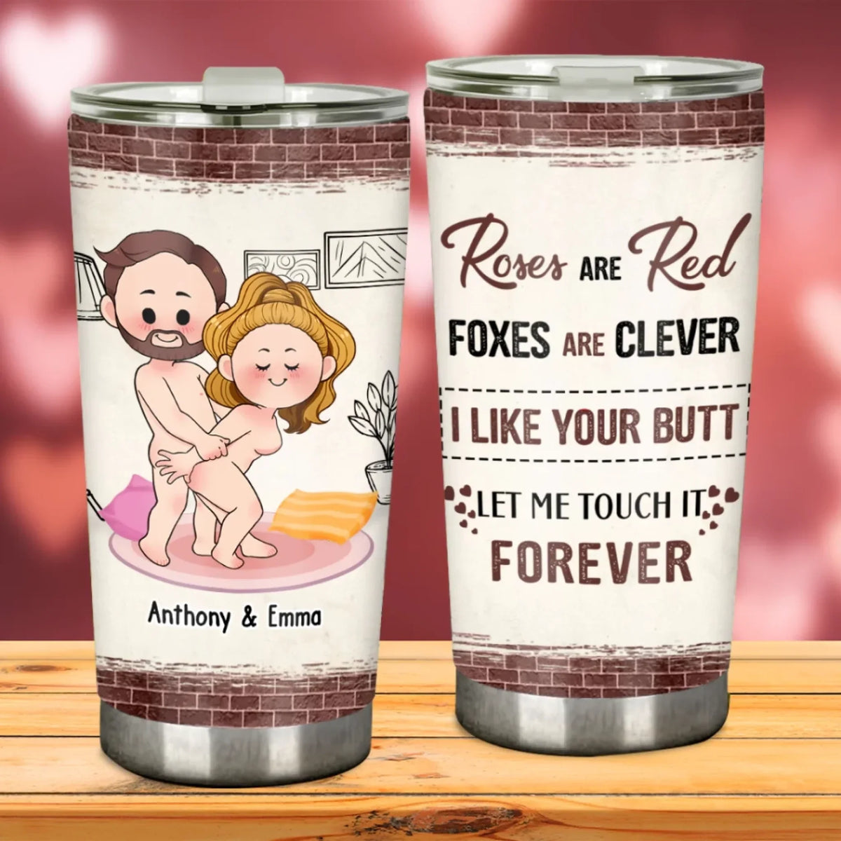 Personalized Couple Tumbler, Love You So Much, Unique Gift Ideas For Couples