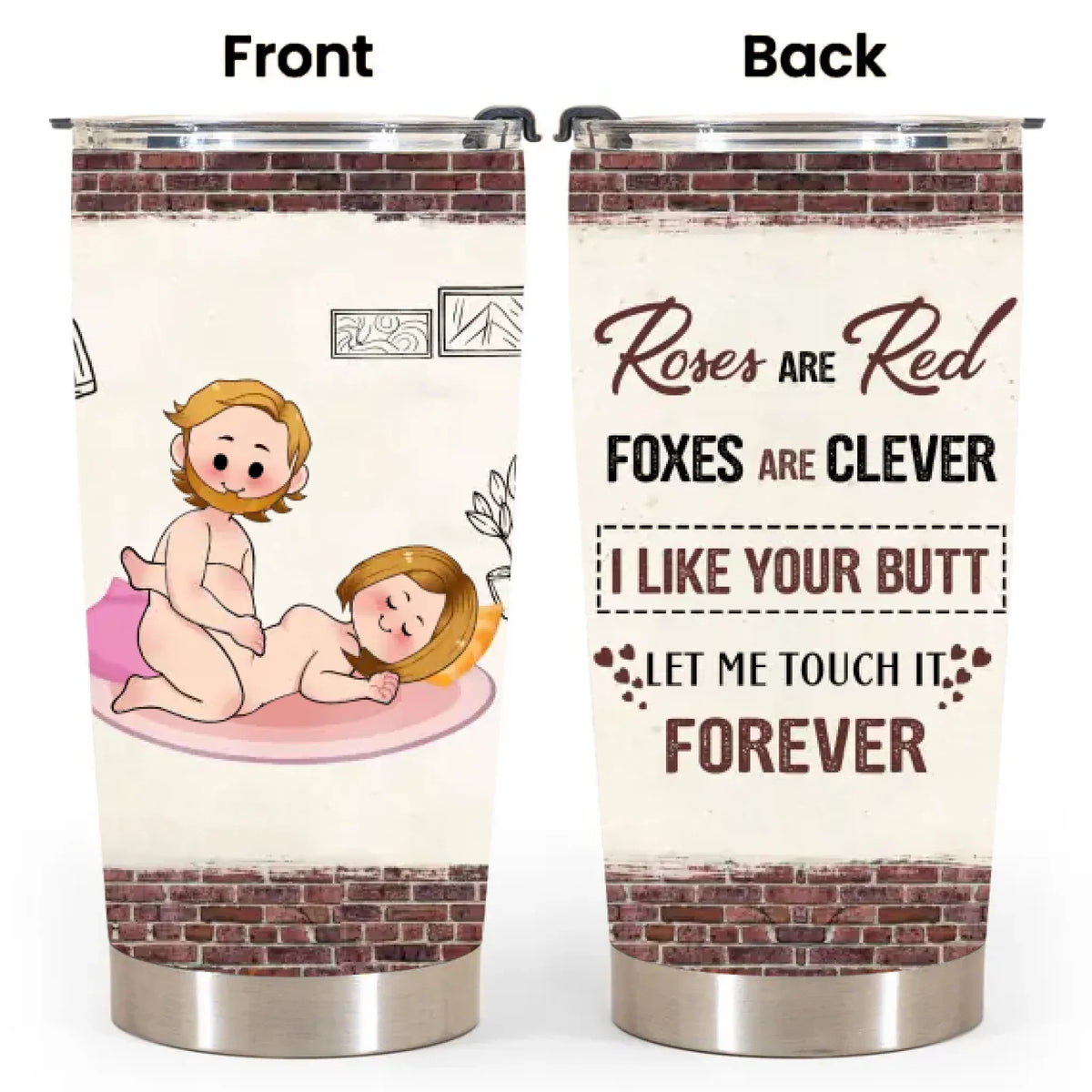 Personalized Couple Tumbler, Love You So Much, Unique Gift Ideas For Couples