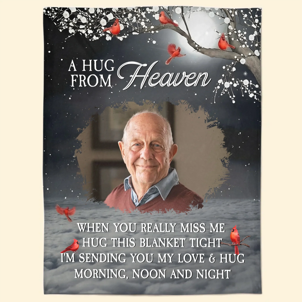 Mockup Fleece Blanket