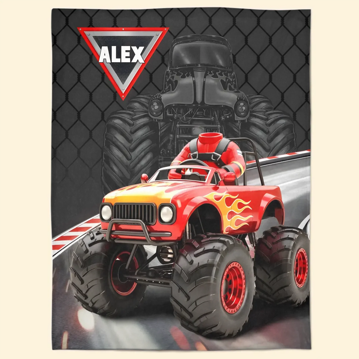 Mockup Fleece Blanket