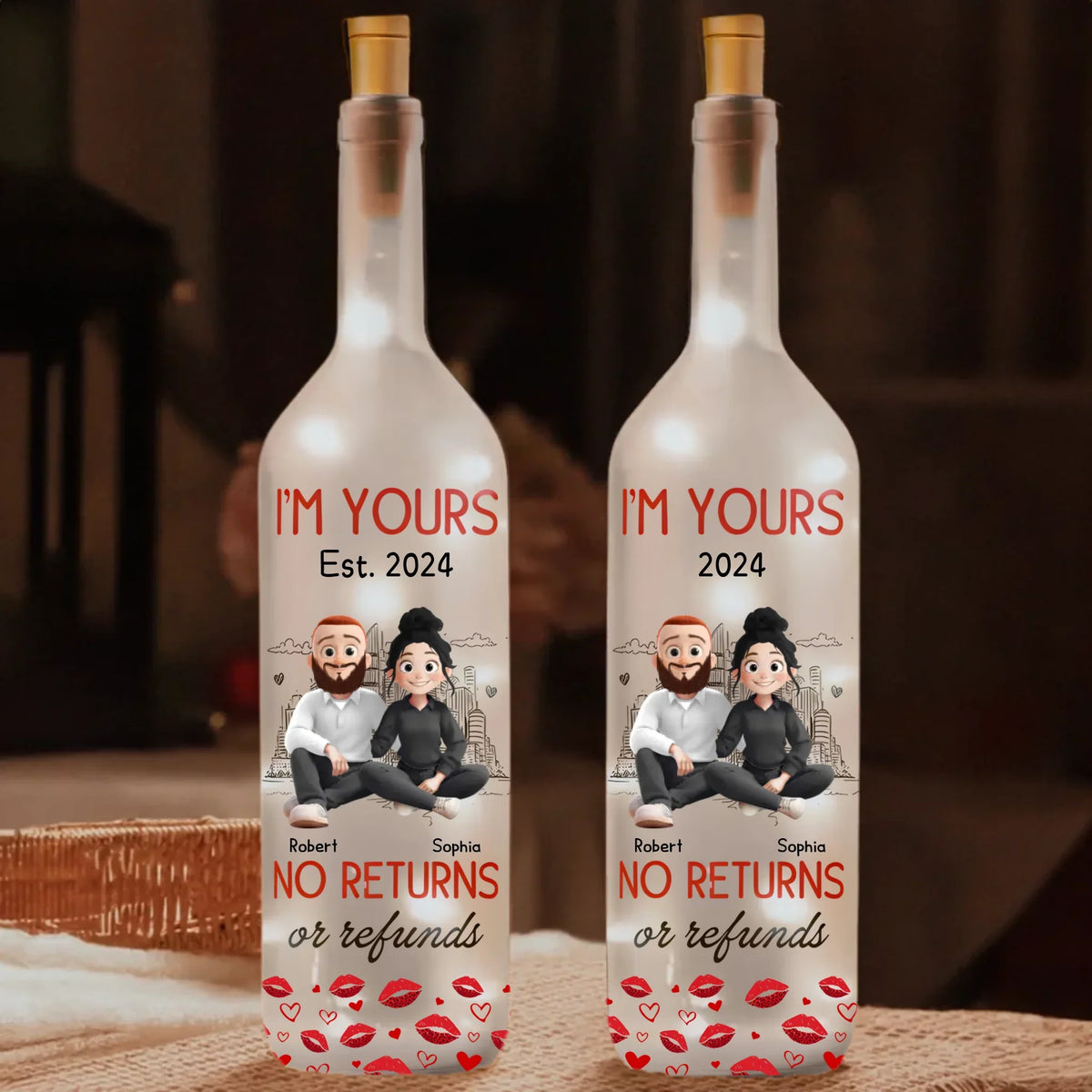 Mockup Bottle Lamp Ver 2