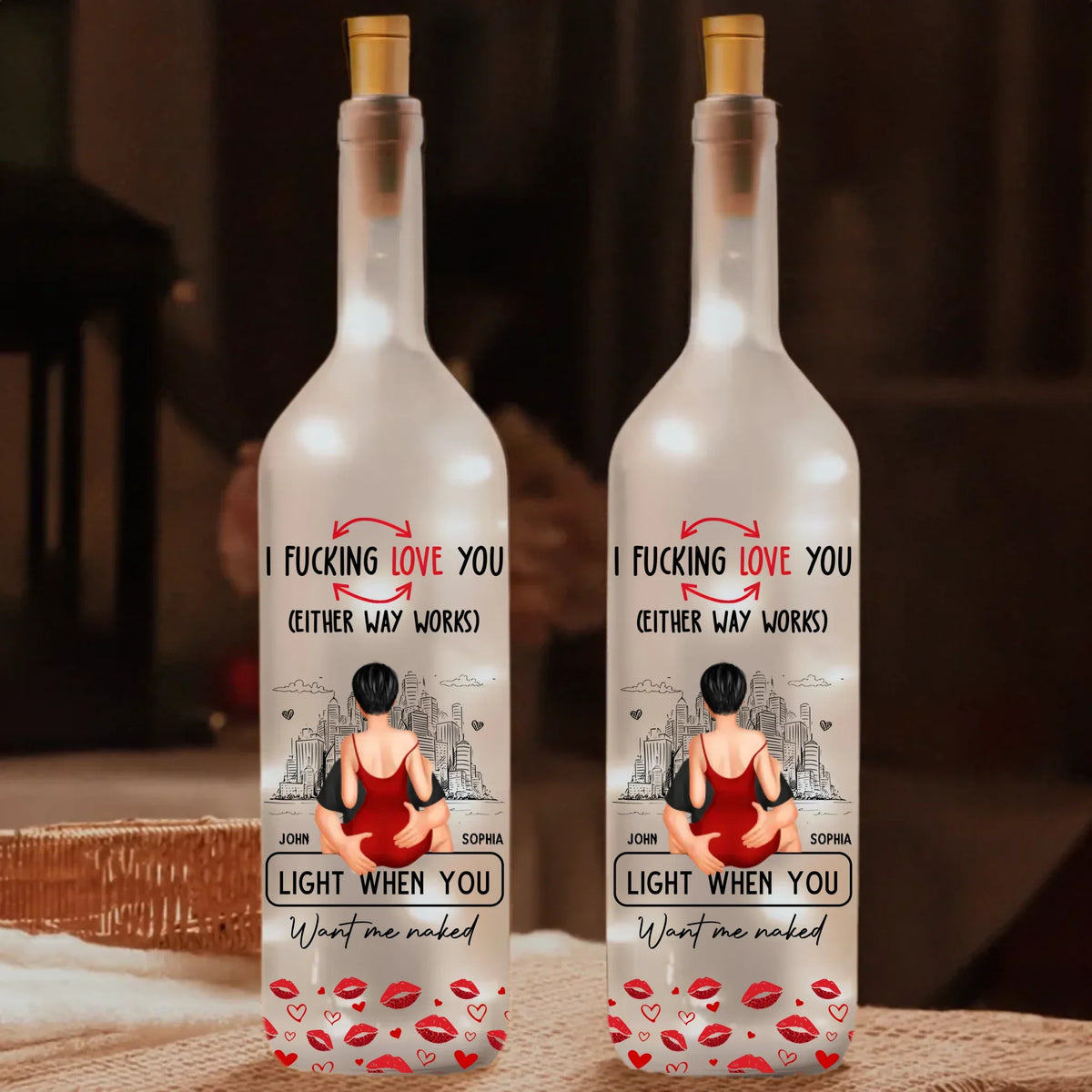 Mockup Bottle Lamp Ver 2
