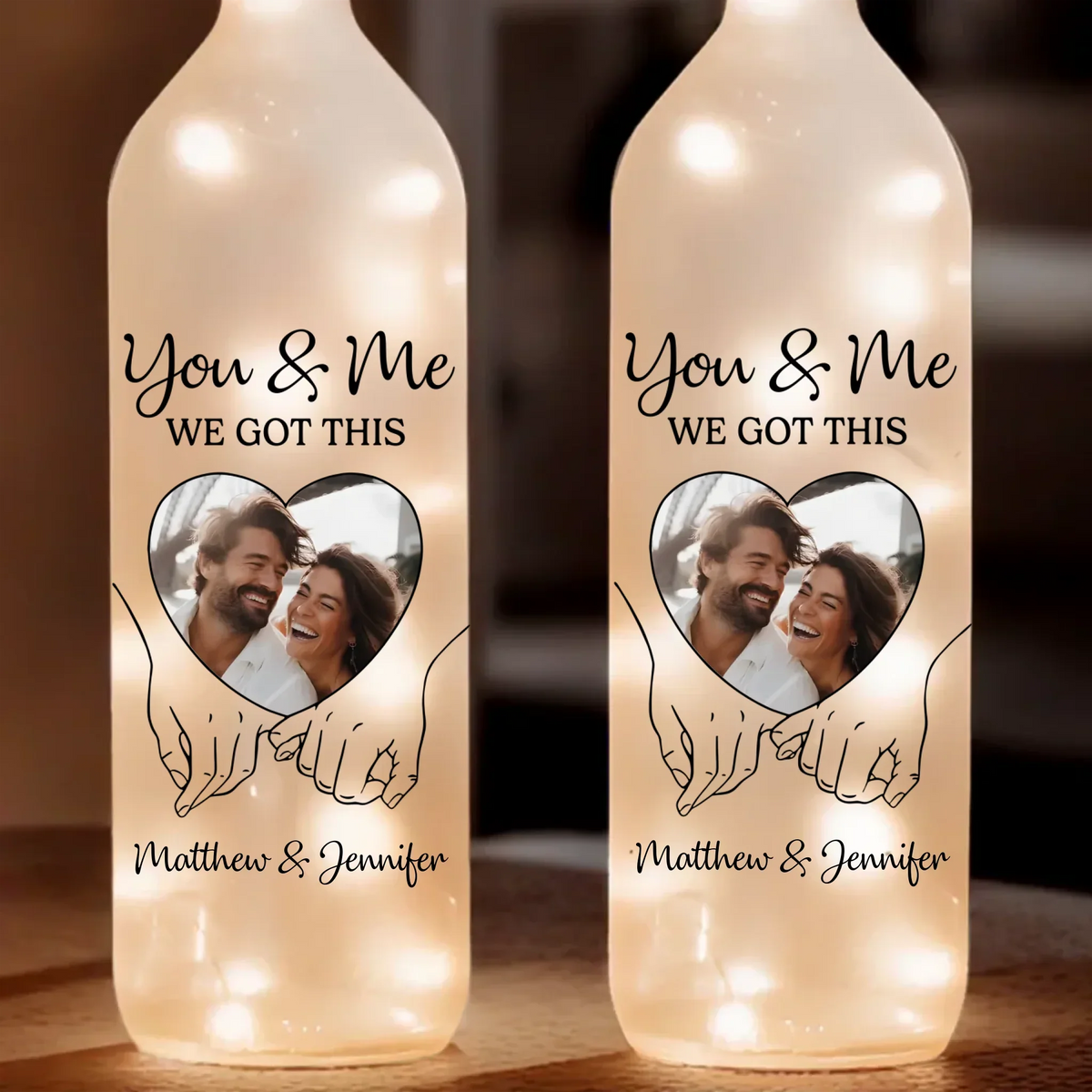 Mockup Bottle Lamp