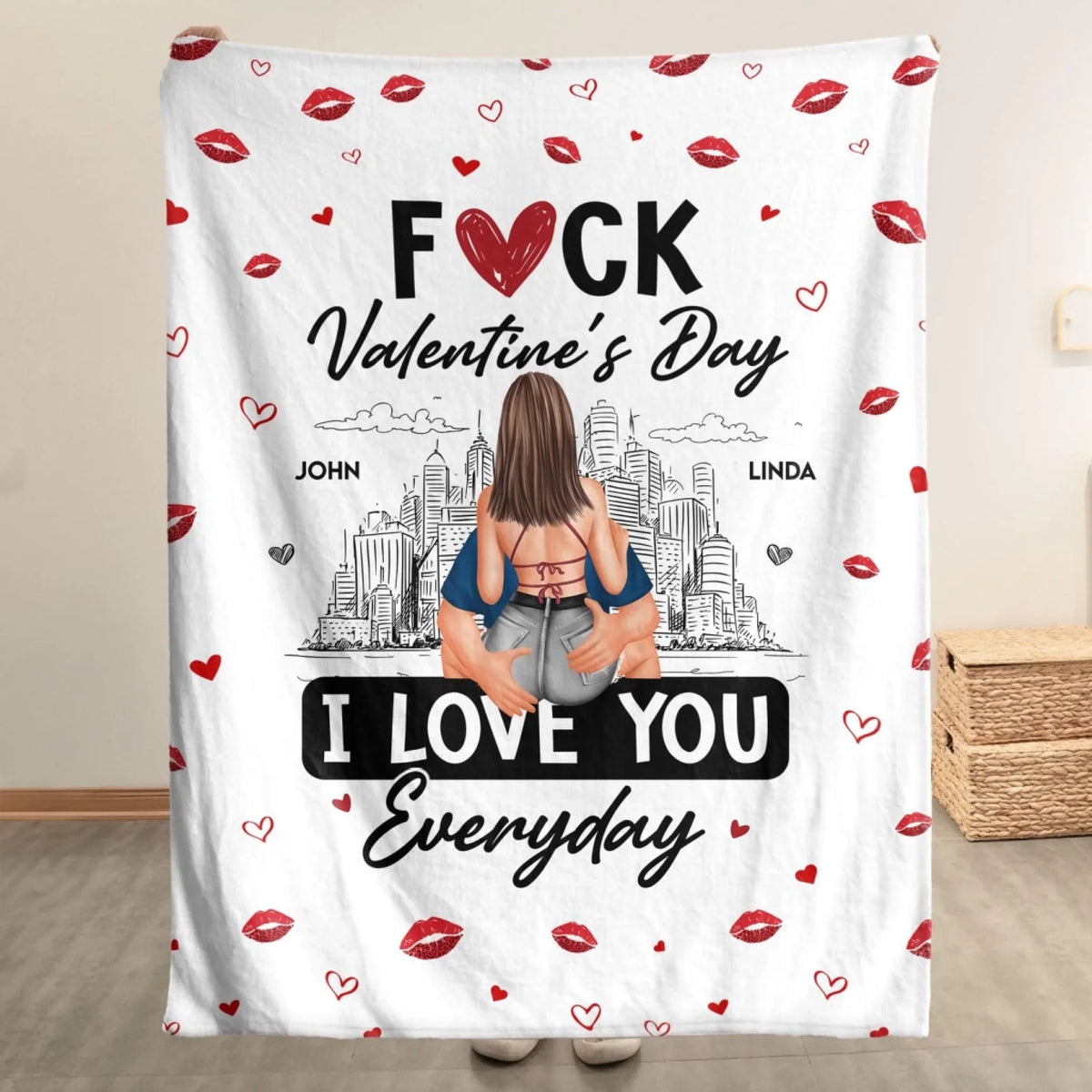 Mockup Fleece Blanket