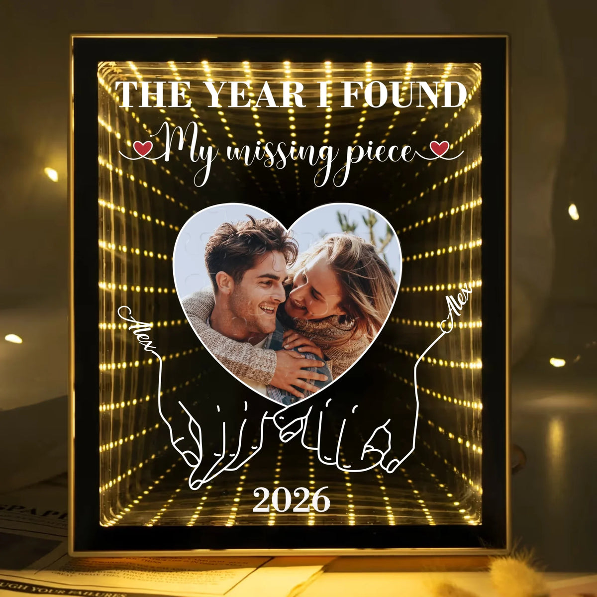Mockup LED Mirror Frame