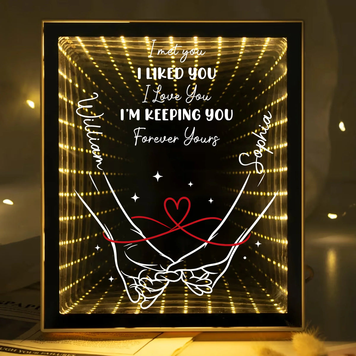 Mockup LED Mirror Frame