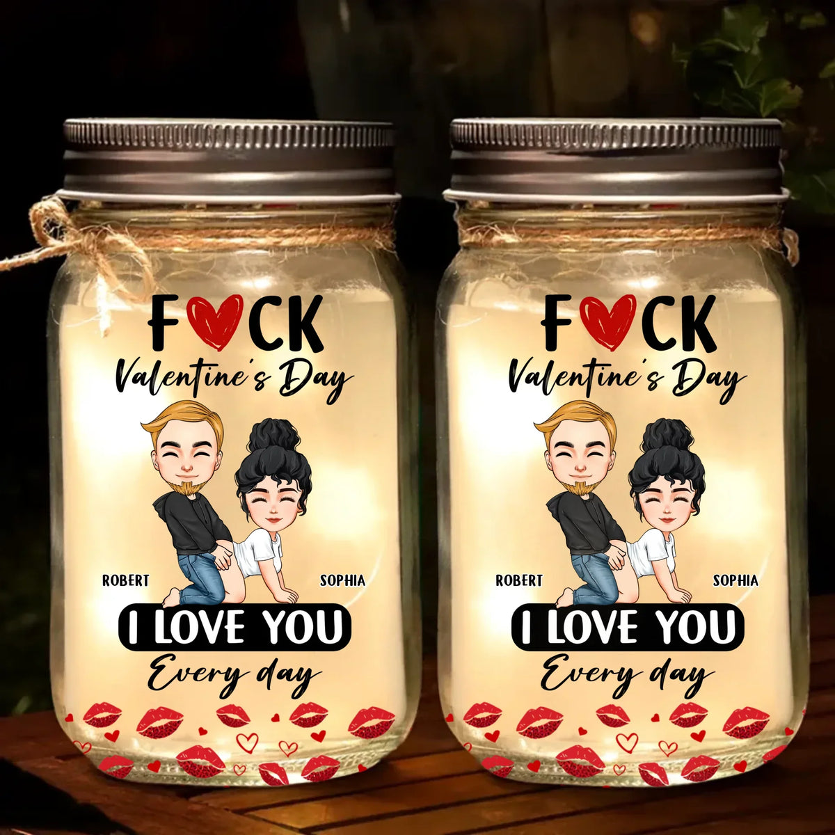 Mockup Mason Jar Light